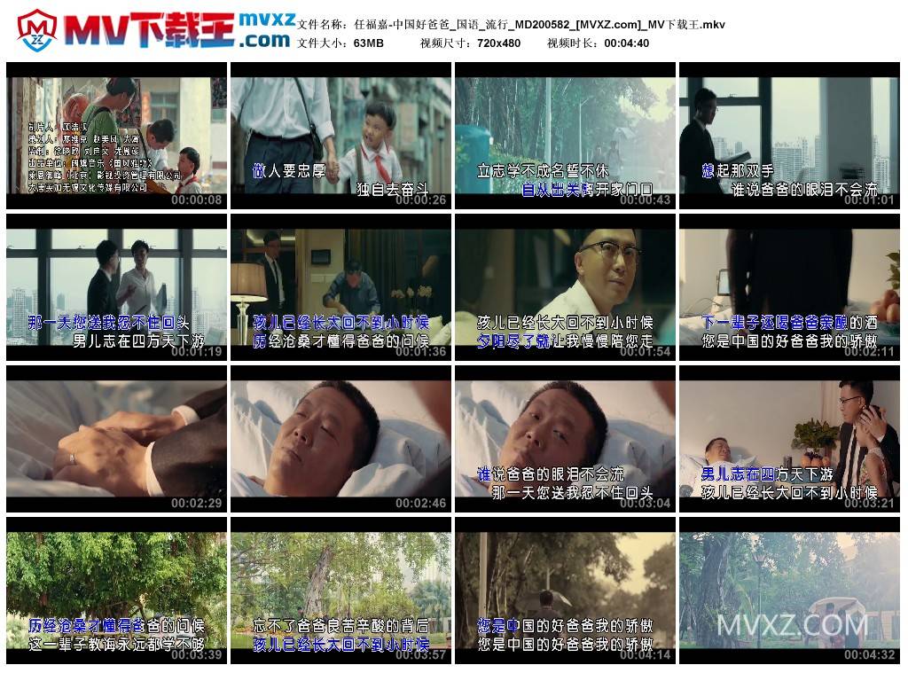 任福嘉-中国好爸爸_国语_流行_MD200582